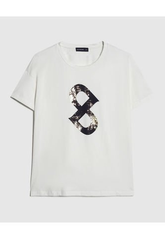 Camiseta Para Mujer Manga Corta Color Blanco Marca Patprimo #30093614 Patprimo