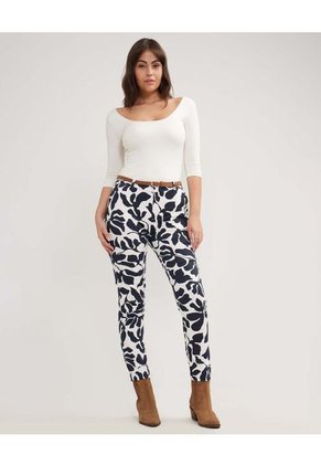 Pantalon De Mujer Patprimo Color Azul En Algodón #30071856