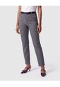 Pantalón Chino Estampado Con Cinturón Mujer  Para Mujer Negro Patprimo de Patprimo