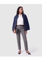 Pantalón Chino Estampado Con Cinturón Mujer  Para Mujer Negro Patprimo de Patprimo