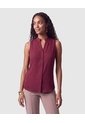 Blusa Cuello Mao Sin Mangas Mujer  Para Mujer Vino Patprimo de Patprimo