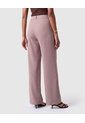 Pantalón Wide Leg Con Costura Mujer  Para Mujer Beige Patprimo de Patprimo