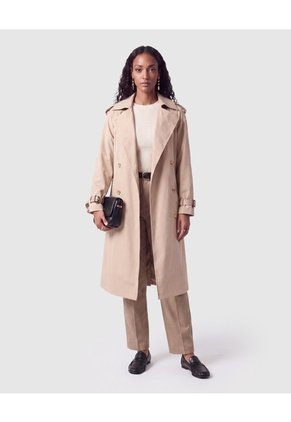 Pantalón Chino Con Cinturón Mujer Para Mujer Café Patprimo