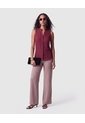 Blusa Cuello Mao Sin Mangas Mujer  Para Mujer Vino Patprimo de Patprimo