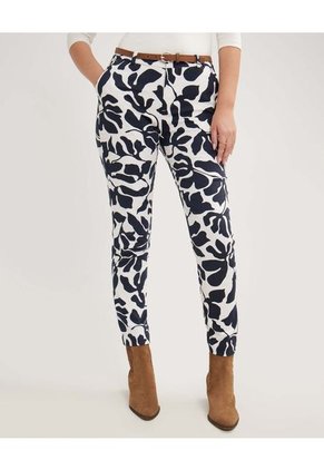 Pantalon De Mujer Patprimo Color Azul En Algodón #30071856