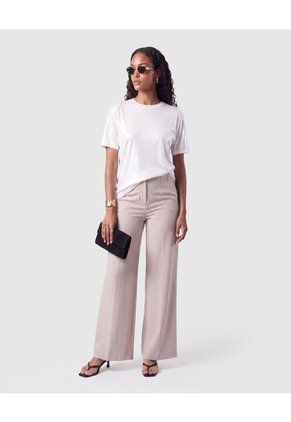 Camiseta Manga Corta Metalizada Mujer  Para Mujer Gris Patprimo