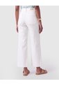 Jeans Culotte De Tiro Alto Mujer  Para Mujer Blanco Patprimo de Patprimo