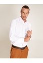 Camisa Unicolor De Manga Larga Hombre  Para Hombre Blanco Patprimo de Patprimo