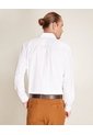 Camisa Unicolor De Manga Larga Hombre  Para Hombre Blanco Patprimo de Patprimo