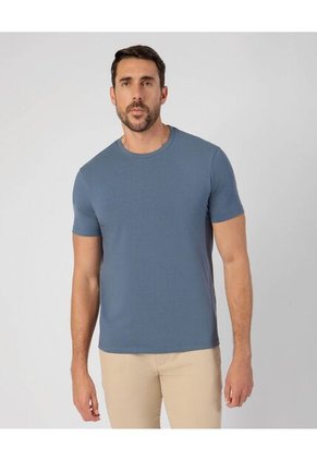Camiseta  Para Hombre Manga Sisa Cuello Redondo Color Azul Marca Patprimo #44090971