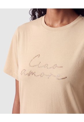 Camiseta Con Detalle Frontal Mujer Para Mujer Café Patprimo