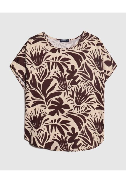Blusa Para Mujer Manga Corta Color Beige Marca Patprimo #30123436