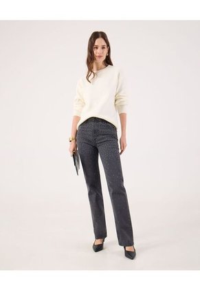 Jean Para Mujer Straight Color Gris Marca Patprimo #30160441