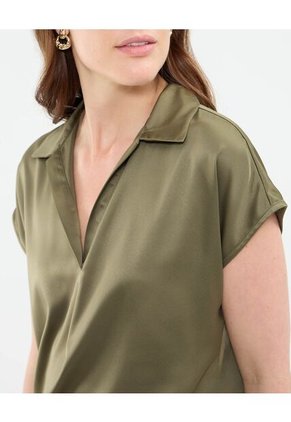 Blusa Para Mujer Manga Corta Color Verde Marca Patprimo #30123491