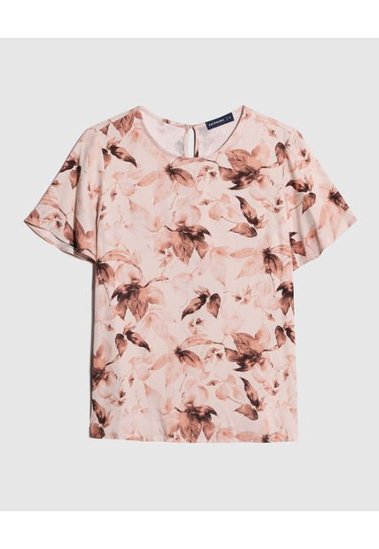Blusa Para Mujer Manga Corta Color Rosa Marca Patprimo #30123442