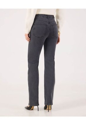 Jean Para Mujer Straight Color Gris Marca Patprimo #30160441