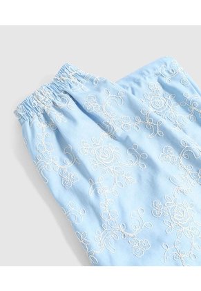 Pantalon Texturizado Para Mujer Para Mujer Azul Patprimo