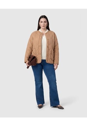Suéter De Punto Con Cuello Tipo Polo Para Mujer Curvy  Para Mujer Blanco Patprimo