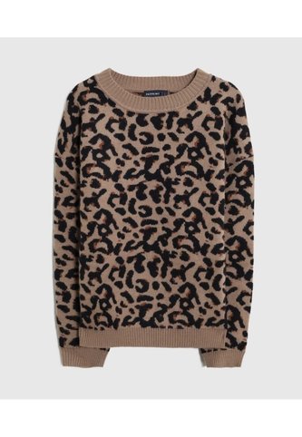 Saco Tejido Cuello Redondo Para Mujer  Para Mujer Café Patprimo Patprimo