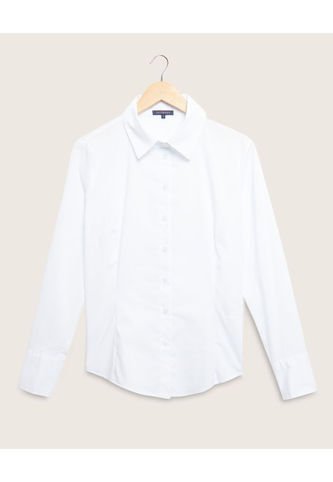 Camisa Para Mujer Manga Larga Color Blanco Marca Patprimo #30010532 Patprimo