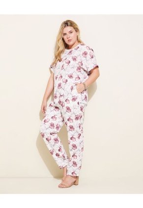 Blusa Para Mujer Manga Corta Color Blanco Marca Patprimo #14121290