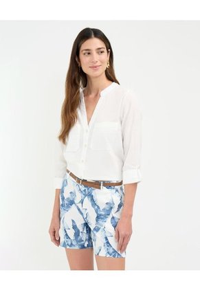 Blusa Para Mujer Manga Larga Color Blanco Marca Patprimo #30123345