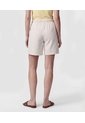 Bermuda Unicolor Con Cordón   Para Mujer Beige Patprimo de Patprimo
