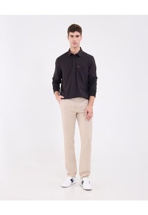 Polo Para Hombre Cuello Maquina Con Bolsillo Color Negro Marca Patprimo #44112751