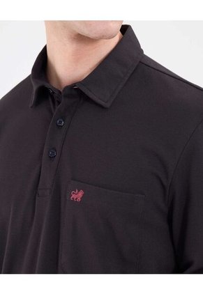 Polo Para Hombre Cuello Maquina Con Bolsillo Color Negro Marca Patprimo #44112751
