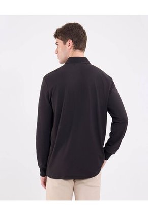 Polo Para Hombre Cuello Maquina Con Bolsillo Color Negro Marca Patprimo #44112751