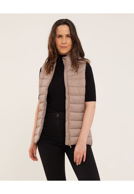 Chaleco Para Mujer  Color Marfil Marca Patprimo #30250022