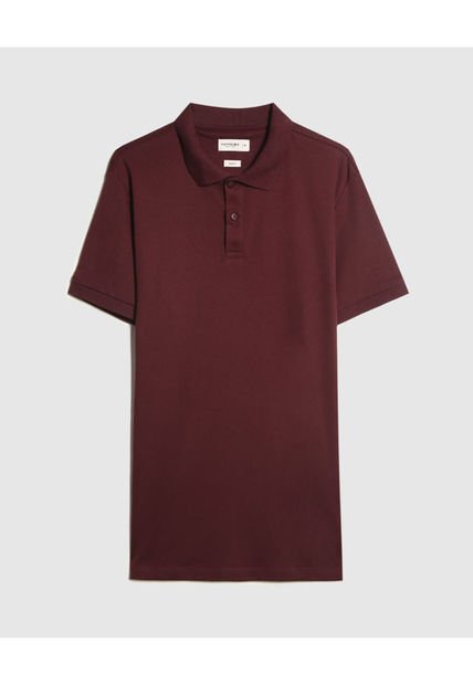 Polo Para Hombre Cuello Tejido Sin Bolsillo Color Vino Marca Patprimo #44112700
