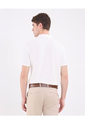 Polo Para Hombre Cuello Mao Con Bolsillo Color Crema Marca Patprimo #44112754