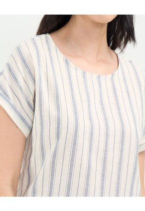 Blusa Para Mujer Manga Corta Color Azul Marca Patprimo #30123505