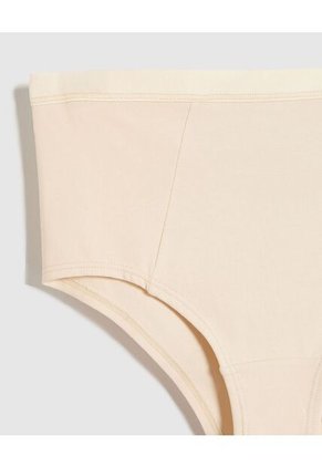 Panty Clasico Tiro Alto En Algodón   Para Mujer Crema Patprimo