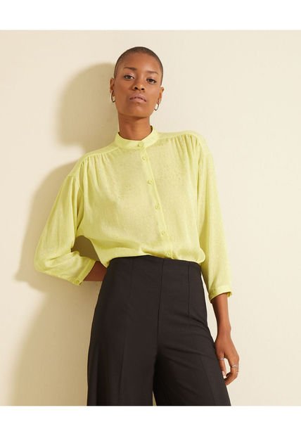 Blusa Para Mujer Manga 3/4 Color Verde  Marca Patprimo #30122962