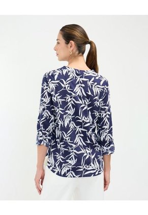 Blusa Para Mujer Manga Larga Color Azul Marca Patprimo #30123453