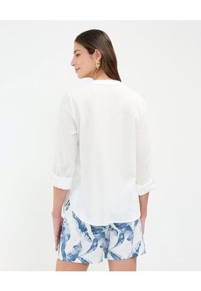 Blusa Para Mujer Manga Larga Color Blanco Marca Patprimo #30123345