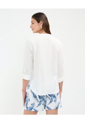 Blusa Para Mujer Manga Larga Color Blanco Marca Patprimo #30123345