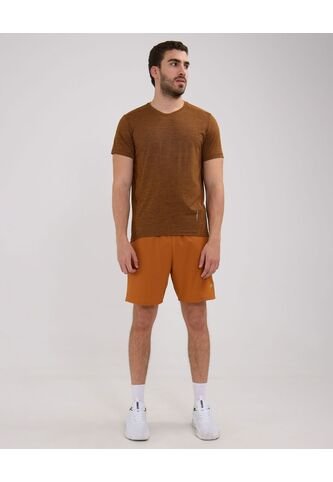 Camiseta Camiseta Manga Corta Cuello V  Para Hombre Café Patprimo Patprimo