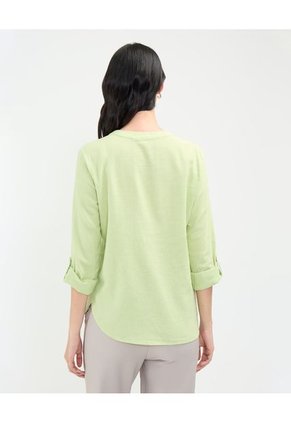Blusa Para Mujer Manga Larga Color Verde Marca Patprimo #30123452