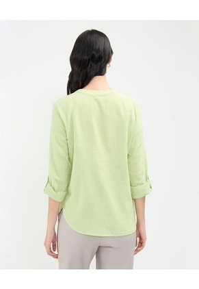 Blusa Para Mujer Manga Larga Color Verde Marca Patprimo #30123452