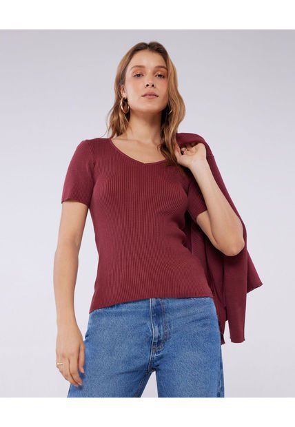 Saco Para Mujer  Color Vino Marca Patprimo #30330550