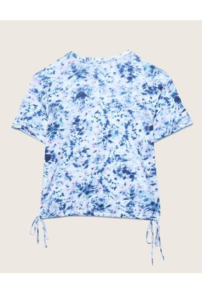 Camiseta Para Niña Manga Corta Color Azul Marca Patprimo #86090336