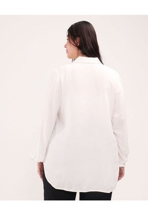 Camisa Para Mujer Manga Larga Color Blanco Marca Patprimo #14010186