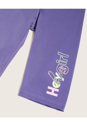 Leggins Para Niña Corto Color Morado Marca Patprimo #86230069