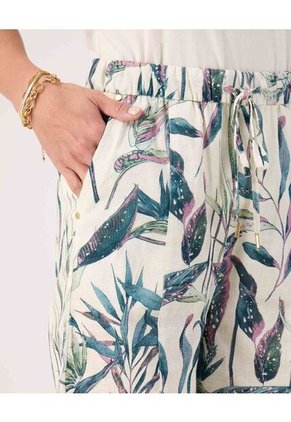 Bermuda Para Mujer Jogger Largo Color Crema Marca Patprimo #30100391