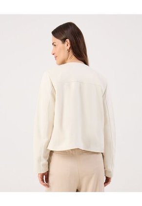 Chaqueta Para Mujer Desestructurada Color Crema Marca Patprimo #30080576