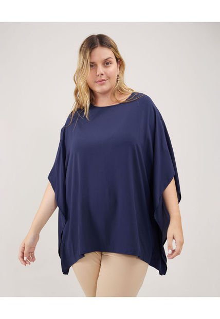 Blusa Para Mujer Manga Corta Color Azul  Marca Patprimo #14121331