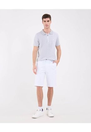 Polo Para Hombre Cuello Tejido Sin Bolsillo Color Gris Marca Patprimo #44112747